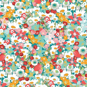 LAVISH Flowered Medley LAH-26806 Katarina Roccella for Art Gallery Fabrics, Quilt Fabric, Cotton Fabric, Floral Fabric, Fabric By The Yard image 1