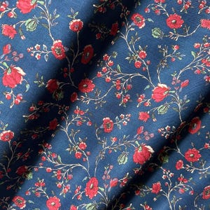 Blooming Vine - Indigo:  Quilting Cotton Heritage Inspired Print by Windham Fabrics
