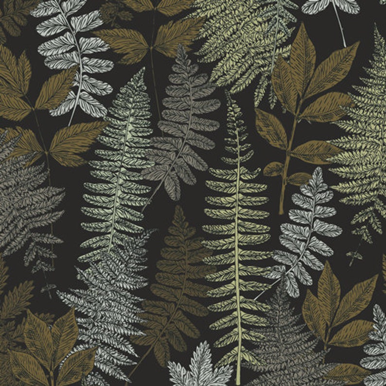 Evelyns Green Thumb HEH-52790, Her & History, Art Gallery Fabrics, Bonnie Christine, Quilt Fabric, Ferns Fabric, Fabric By The Yard image 6