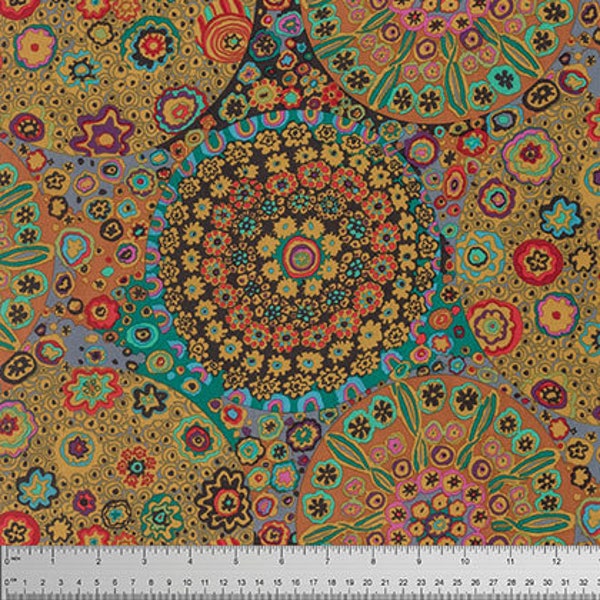 Millefiore in Antique PWGP092, Kaffe Fassett Classics, Free Spirit Fabrics, Kaffe Quilt, Quilt Fabric, Fabric By The Half Yard