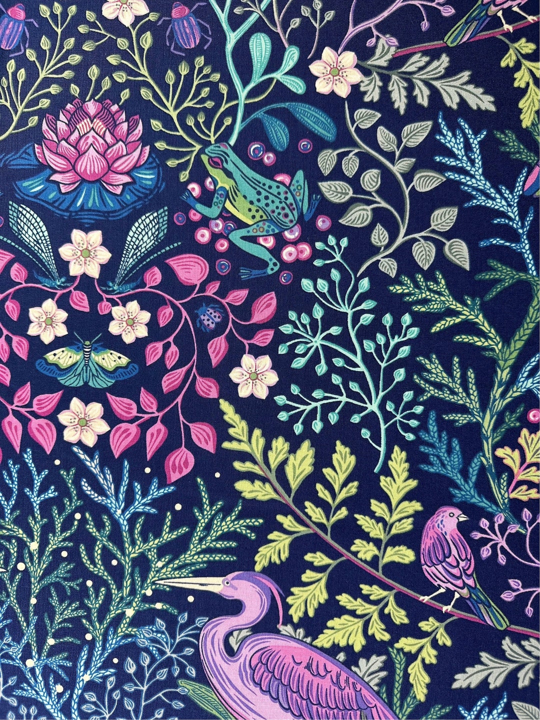 Water's Edge, 2671049 Navy, Northcott Fabrics, Dark Blue, Quilt Fabric