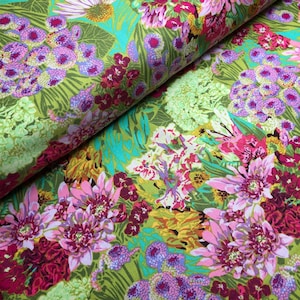 Made My Day SECRET ADMIRER GLANCE Pwah169 Anna Maria Horner, Free Spirit Fabrics, Quilt Fabric, Floral, Cotton Fabric, Fabric By The Yard image 1