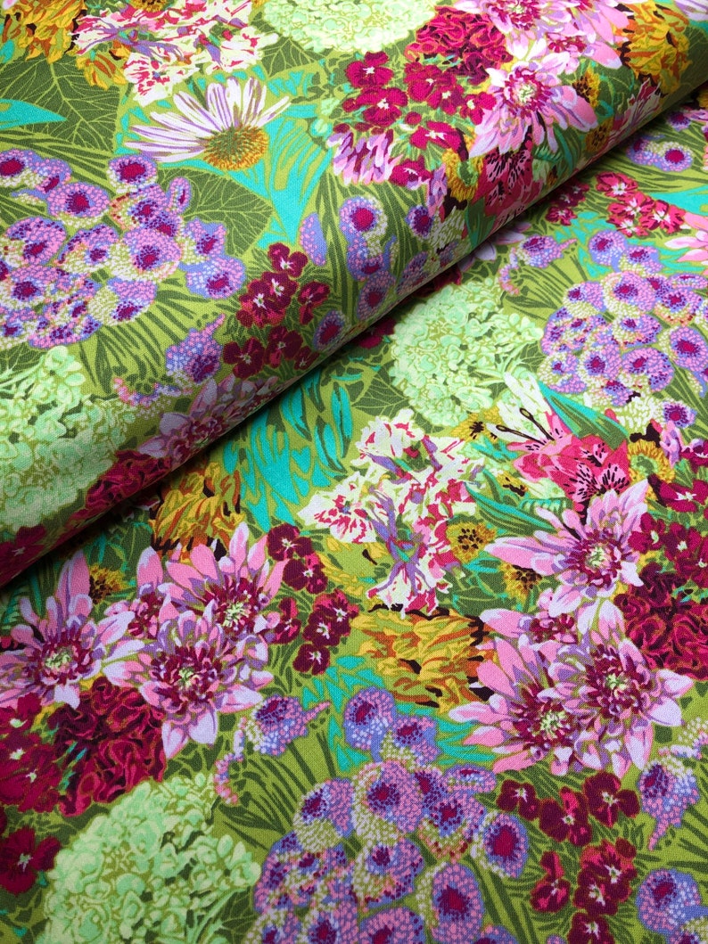 Made My Day SECRET ADMIRER GLANCE Pwah169 Anna Maria Horner, Free Spirit Fabrics, Quilt Fabric, Floral, Cotton Fabric, Fabric By The Yard image 1