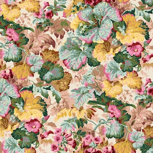 Kaffe Fassett GRANDIOSE-Natural PWPJ013 Kaffe Fassett Fabric, Philip Jacobs, Quilting, Free Spirit Fabrics, Cotton Fabric By The Half Yard