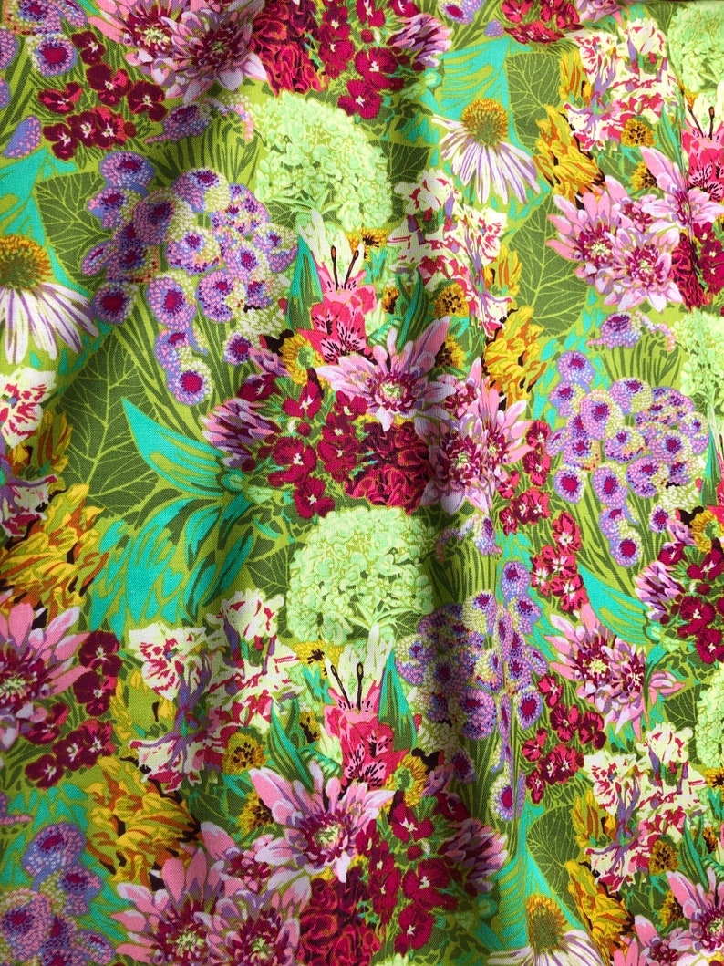 Made My Day SECRET ADMIRER GLANCE Pwah169 Anna Maria Horner, Free Spirit Fabrics, Quilt Fabric, Floral, Cotton Fabric, Fabric By The Yard image 2