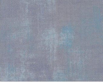 Blue Grey Grunge Cotton Quilt Fabric - BasicGrey Moda