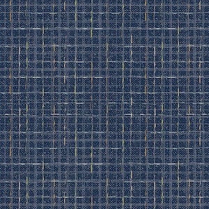 Tweed, Indigo-CHE30205, CHECKERED ELEMENTS, Art Gallery Fabrics, Quilt Fabric, Cotton Fabric, Rustic Quilting, Fabric By The Half Yard