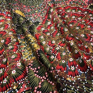 BUSH BANANA, Australian Fabric, Aboriginal Fabric, Donna Abbots, Quilt ...