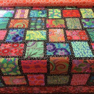 JUMBLE Blue PWBM053, Kaffe Fassett Fabric, Brandon Mably, Quilt Fabric, Quilting Fabric, Cotton Fabric, Royal Blue, Fabric By The Half Yard image 10