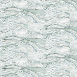 Misty Gray Quilting Cotton Fabric - Shell Rummel Large Steady Hand