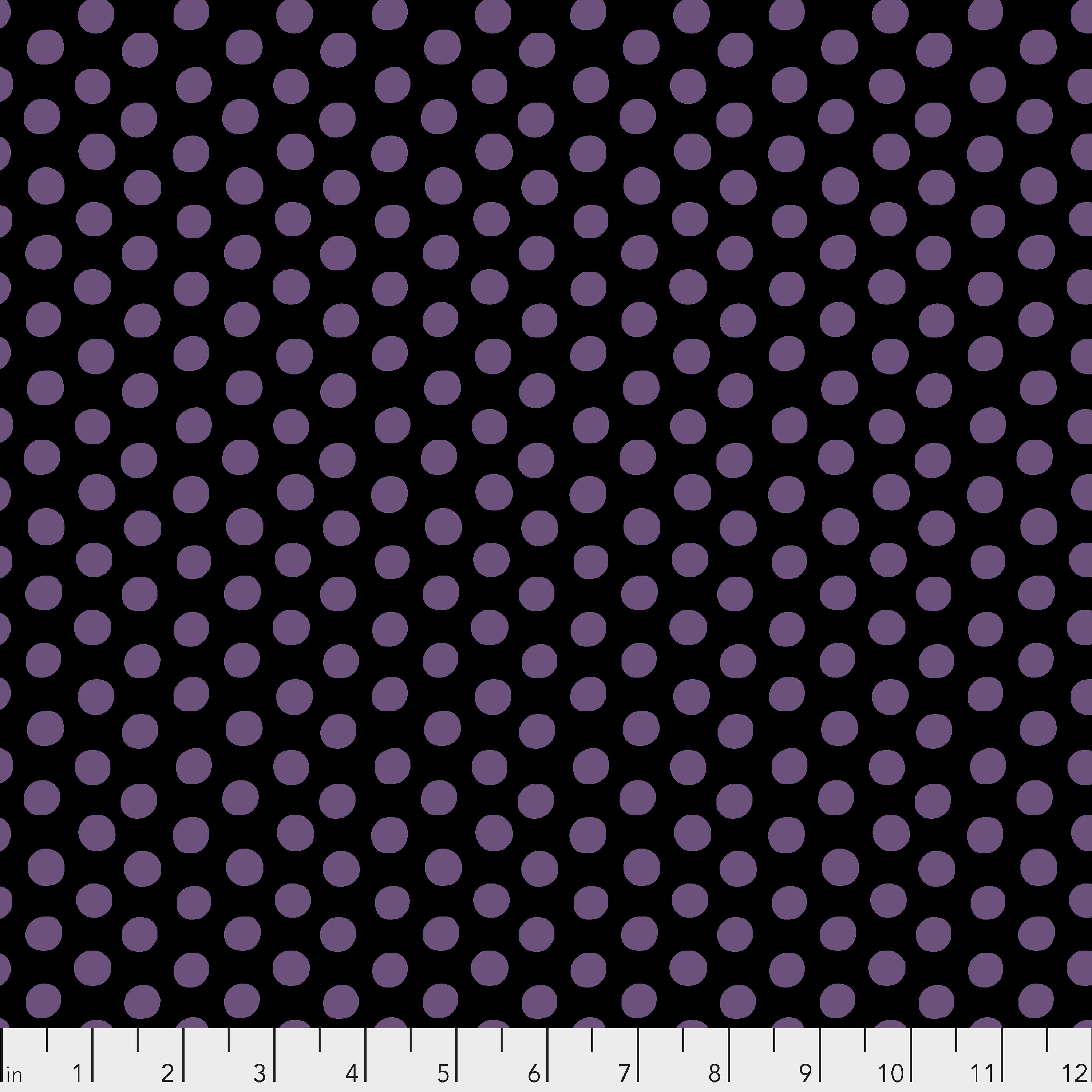 Kaffe Fassett Spot Black PWGP070, Black Purple Dot, Quilt