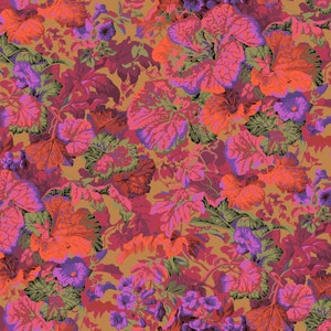 Kaffe Fassett, GRANDIOSE-Rust, PWPJ013, Kaffe Fassett Fabric, Philip Jacobs, Quilting, Free Spirit Fabrics, Cotton, Fabric By The Half Yard