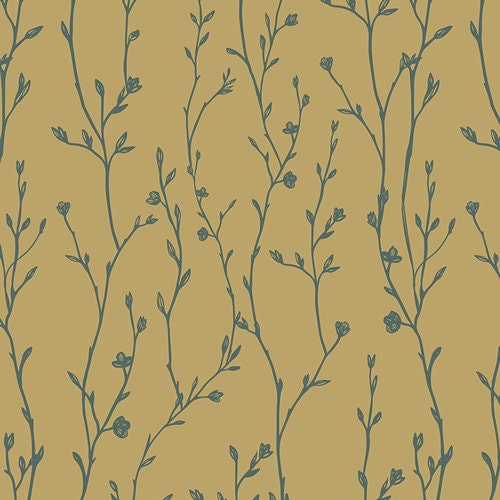 Growing Buds - SPE68301, Art Gallery Fabrics, SPRING EQUINOX, Katie O'Shea, Quilting Cotton, Modern Farmhouse, Fabric By The Half Yard
