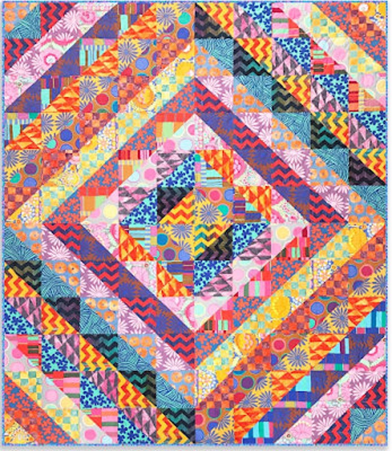 Brassica in Orange PWPJ051 Kaffe Fassett Fabric Quilt Etsy