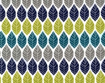 Leaf Press in Teal  DC6413 - RUSTIQUE by Emily Herrick  - Michael Miller Fabrics - By the Yard