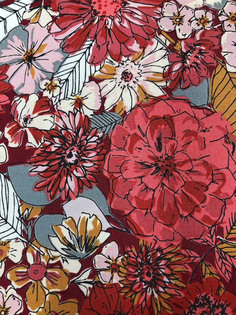 Art Gallery Kismet Fleuron Sanctuary KSM-83300 Sharon Holland Quilt Fabric, Cotton Fabric, Art Gallery Fabrics, Quilting, Fabric By The Yard image 6
