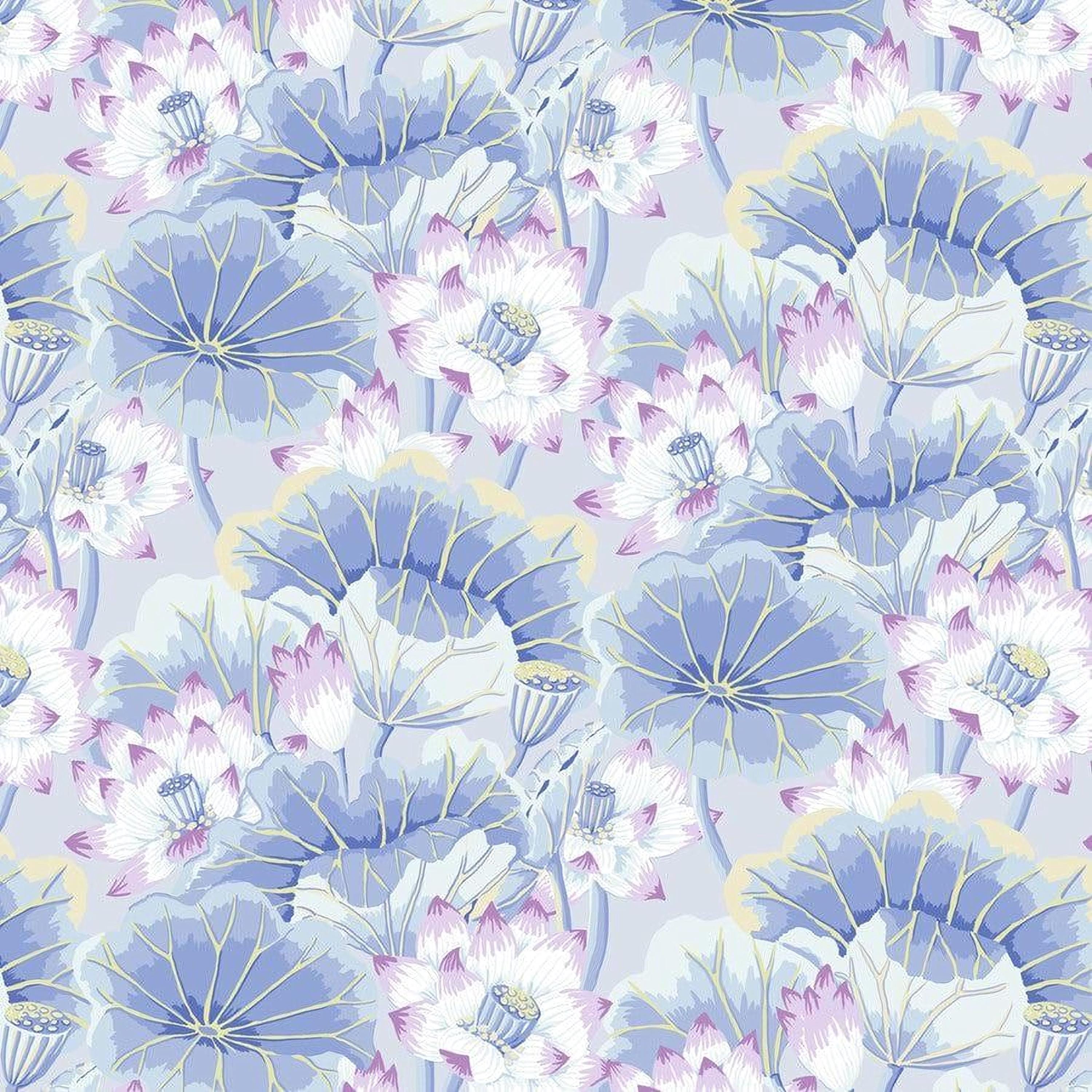 Kaffe Fassett Lake Blossoms Fabric: Free Spirit Cotton Quilt