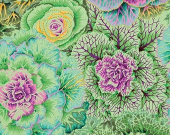 Brassica - Moss Quilting Cotton Fabric - Kaffe Fassett - By The Half Yard