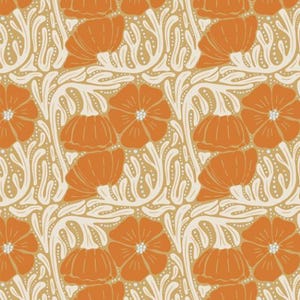 Poppy Patch-Autumn, COH18902, Coyote Hill, Katie O'Shea, Art Gallery Fabrics, Quilt Fabric, Cotton Fabric, Floral, Fabric By The Half Yard
