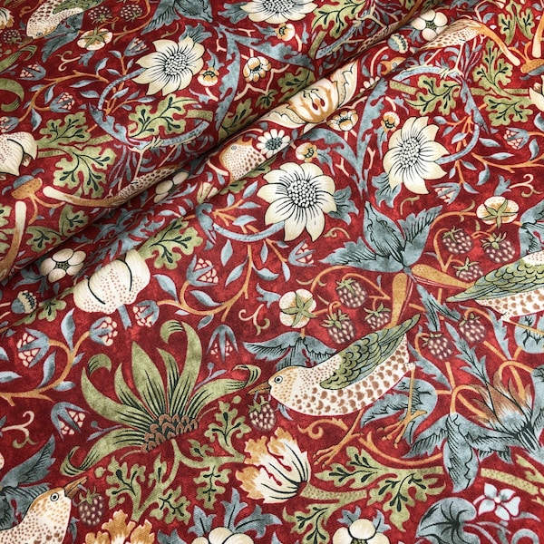 William Morris Fabric Etsy