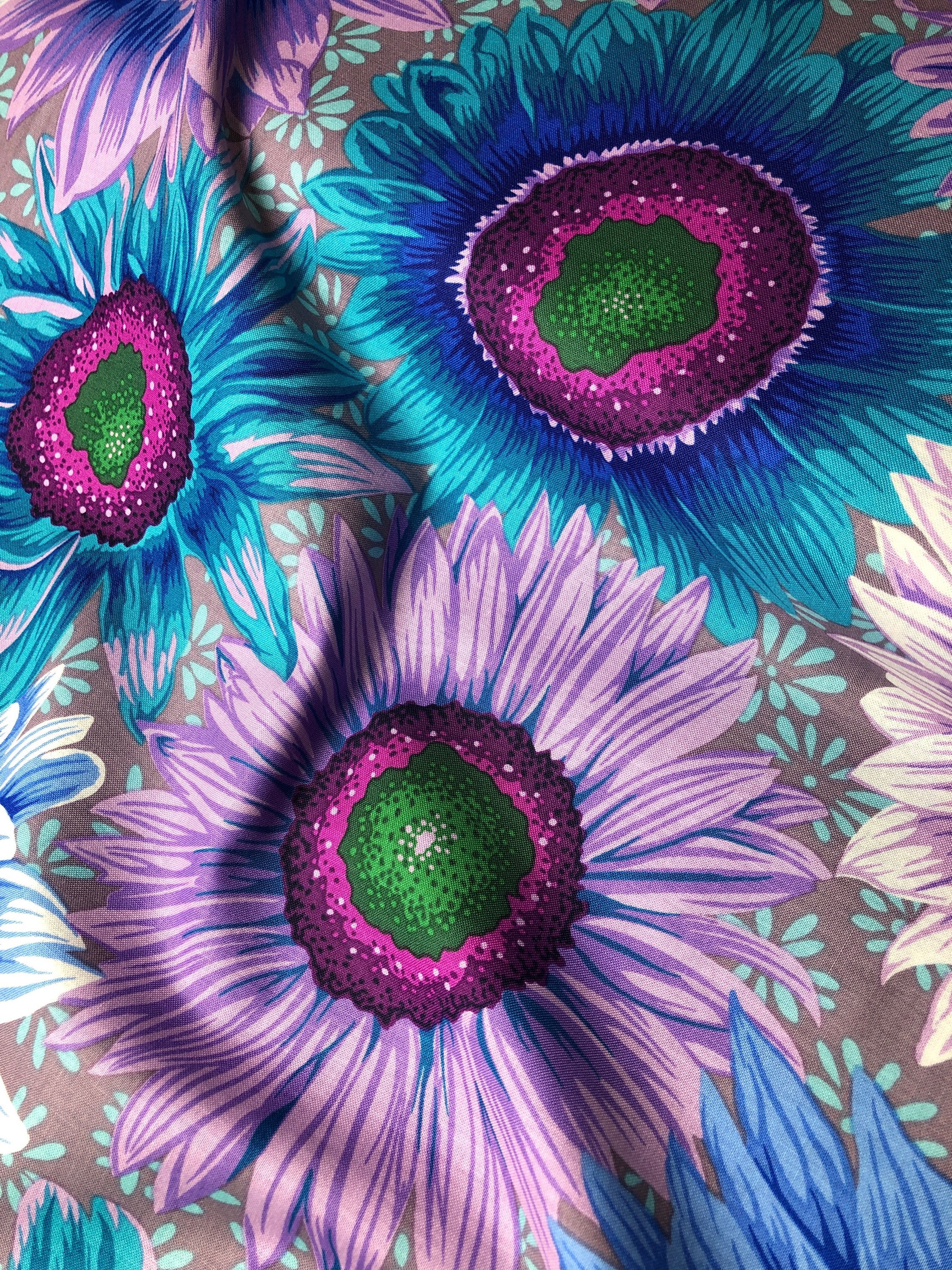 トップス Flower graffiti see-through tops(blue) Flower graffiti see-through tops(blue)