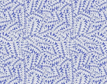 Blue Branches Cotton Fabric, Kaffe Fassett, Morris & Co. (By The Half Yard)