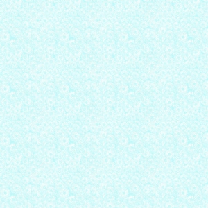 May include: A light blue background with a repeating white floral pattern. The design features delicate, swirling floral motifs, creating a textured, all-over pattern. The overall effect is soft and airy.