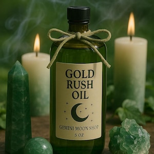 Aceite de prosperidad de la fiebre del oro