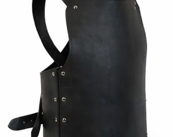 Leather Medieval Chest Armor | Handmade Warrior Cuirass | LARP Costume Armor.