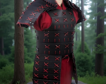 Samurai Lamellar Body Armor | Handcrafted Japanese Warrior Armor | Costume, Decor & Collectors Item.