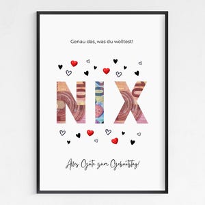 Funny birthday cash gift card | Funny birthday card to print | Gift idea humor PDF printable | Instant download