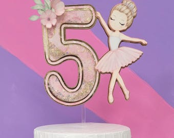 Ballerinataarttopper, verjaardag ballet, balletdanser, ballettaarttopper, roze tutu verjaardag, decor balletfeest, decor roze verjaardag.