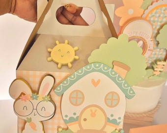 Easter Party Favor Boxes, Easter Classmate Favor Boxes, Easter Party Decor, Easter Theme Party.