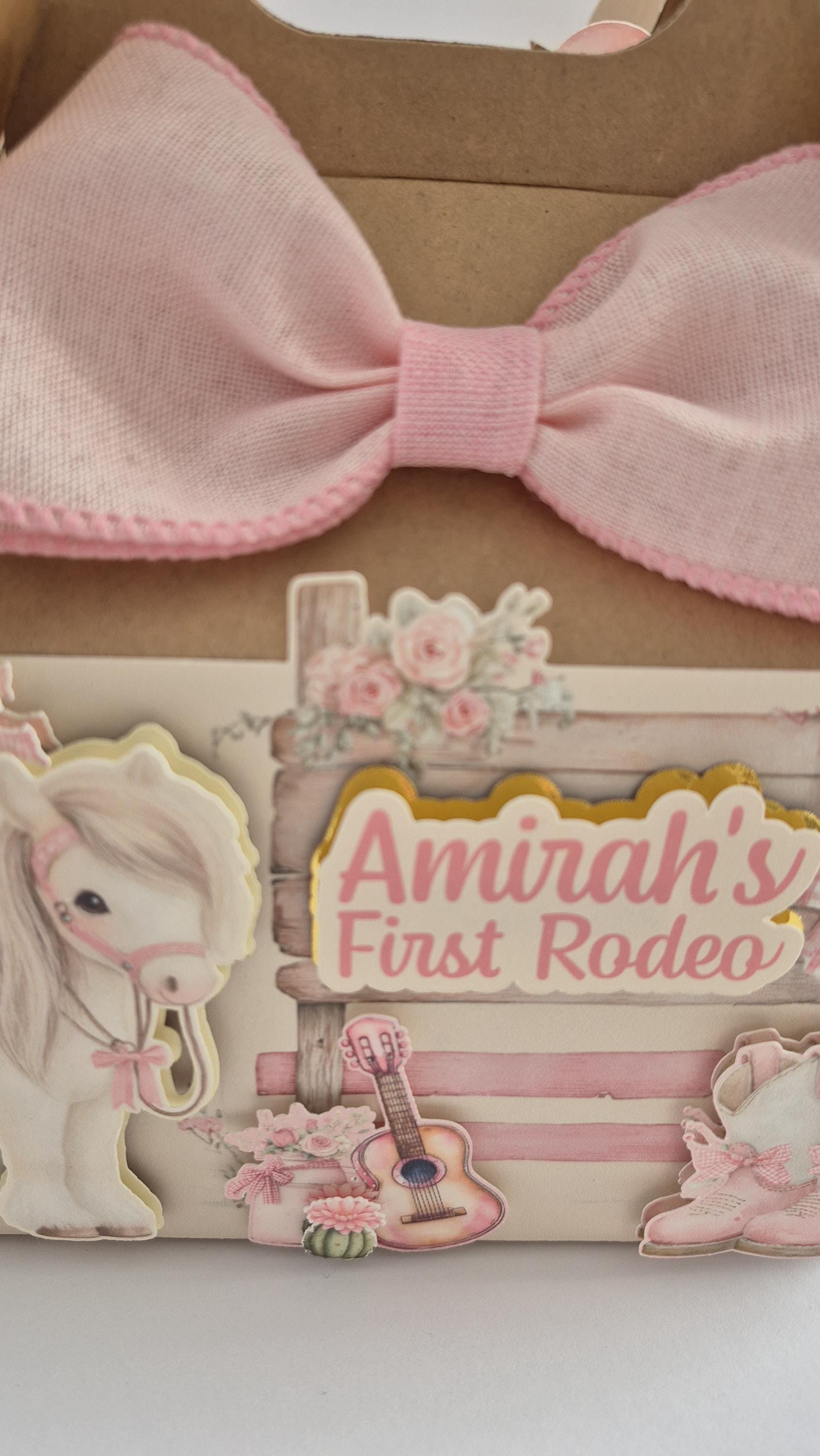 First Rodeo Theme Favor Boxes, Western Theme Birthday Party Decor ...