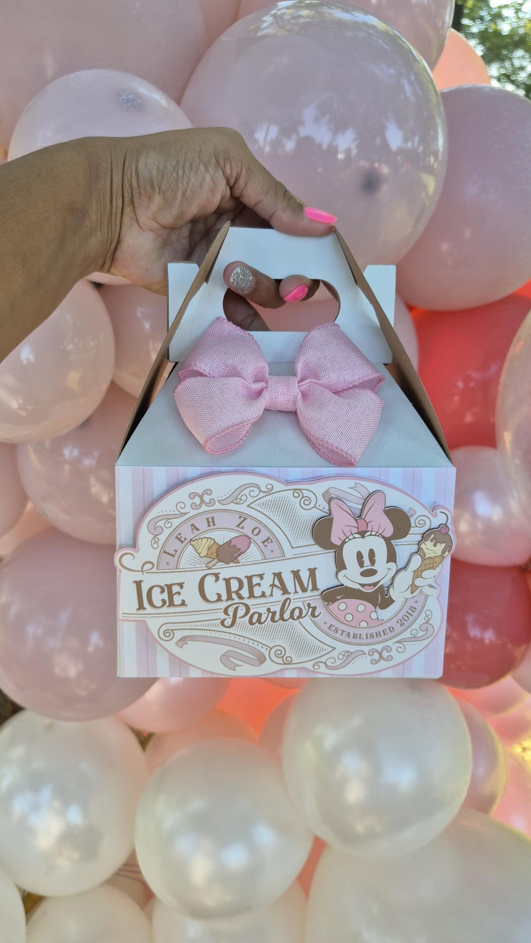 Vintage Minnie Mouse Candy Box: Retro Party Favor, Pink Treat Box - Etsy