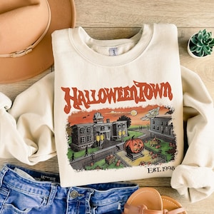 Halloweentown Est 1998 Sweatshirt, Halloweentown University, Retro Halloweentown Sweatshirt, Fall Sweatshirt, Halloween Sweatshirt