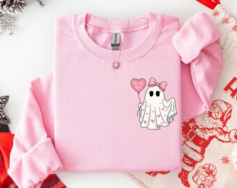 Be My Boo-sweater, spooktrui, hoodie voor Valentijnsdag, XOXO-sweatshirt, sweater dames Valentijnsdag, sweater met hart