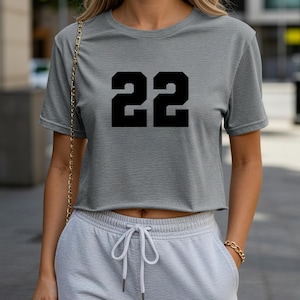 Custom Text Sports Crop Tops, Customized Crop T-shirts, Custom Slogan Crop Tees, Custom Quote Shirts, Custom Women Tees, Custom Design Tees