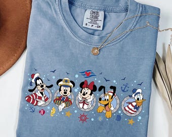 Comfort Colors® Disney Cruise Squad-shirt, Mickey and Friends cruise-T-shirt, Disney Cruise Trip-shirt, Disney Summer-shirt, Disney Vacation-T-shirt