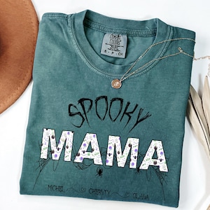 Comfort Colors® Spooky Mama Shirt, Mom Halloween Shirt, Halloween Mom Shirt, Halloween Shirt, Halloween Mama Shirt, Spooky Halloween Mama