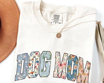 Comfort Colors® Dog Mom Shirt Dog Lover Shirt Dog Mommy Shirt Pet Lover Shirt Animal Lover Gift Dog Mom Gift Gift for Dog Moms