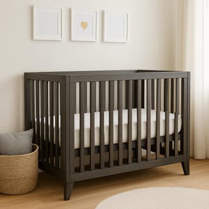 Kids Crib Bed Plan | Safe & Stylish Baby Crib | bed with fence plan | Nursery Furniture build instructions