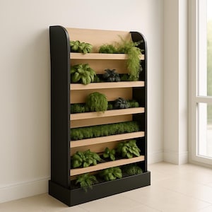 DIY Vertical Planter Build Plan: Modern Indoor Garden (PDF Download)