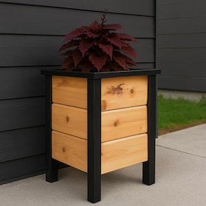 DIY Planter Box Build Plan – Easy Outdoor Raised Wooden Planter Plans (15.5&quot;x20&quot;) – Beginner Friendly Garden Box PDF