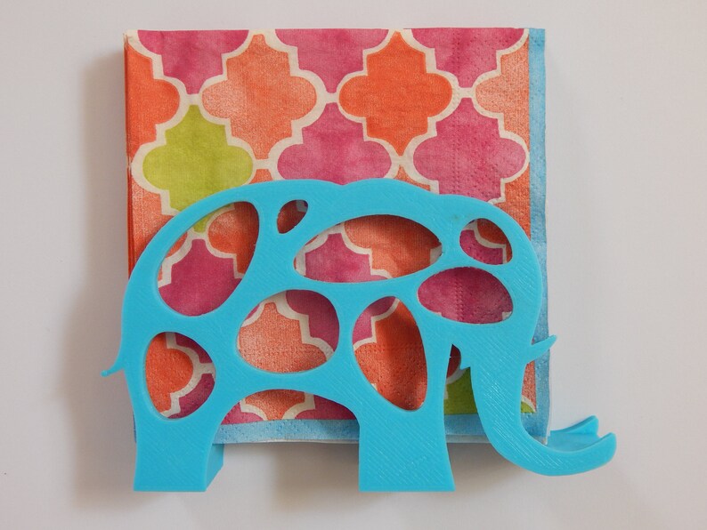 Elephant Napkin Holder Black Napkin Holder Wedding Gift Etsy