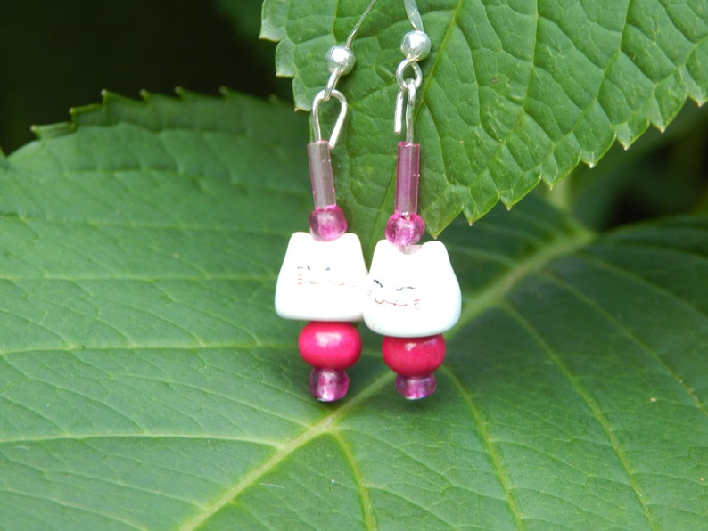 Cat Lover Gift Kawaii Earrings Maneki-neko Cat Earrings China Cat Earrings Asian Kitty Earrings Kitty Earrings Neko Earrings