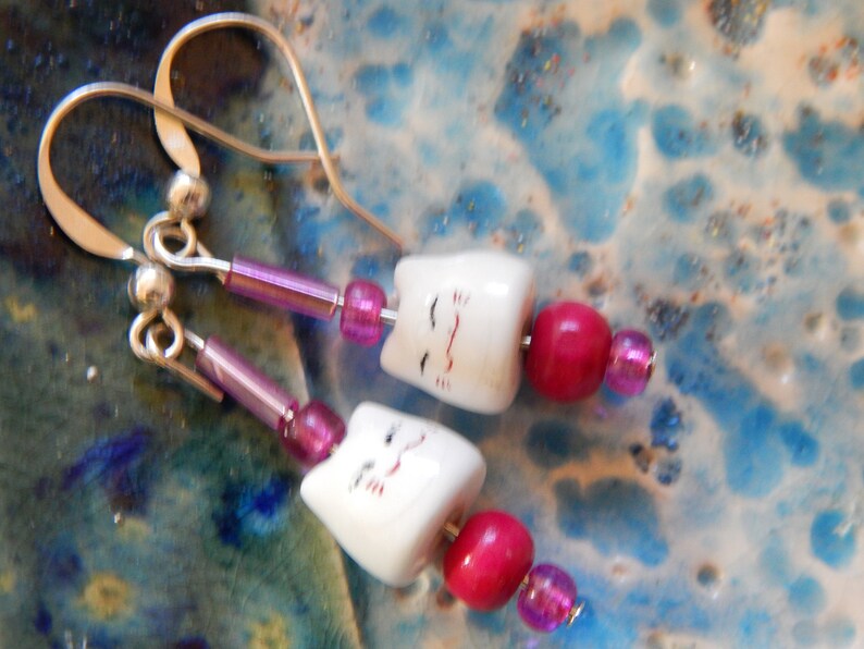 Cat Lover Gift Kawaii Earrings Maneki-neko Cat Earrings China Cat Earrings Asian Kitty Earrings Kitty Earrings Neko Earrings
