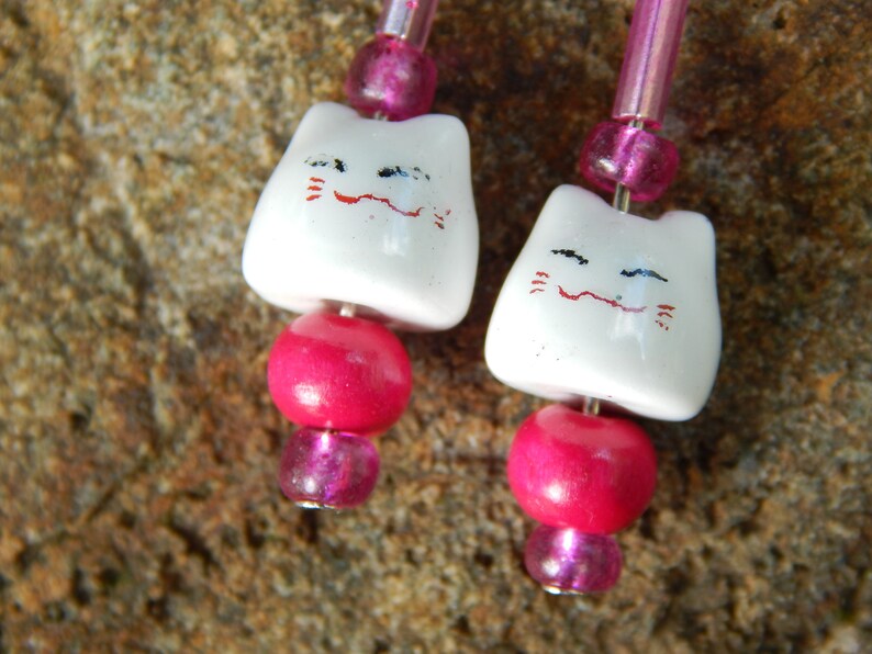 Cat Lover Gift Kawaii Earrings Maneki-neko Cat Earrings China Cat Earrings Asian Kitty Earrings Kitty Earrings Neko Earrings