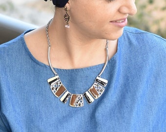 oshratDesignz Silver  Necklace
