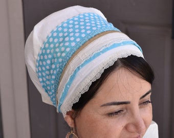 handmade summer, Sinar Scarf ,tichel,jewish head covering,sinar tichel,headscarf,mitpachat,made of soft cotton by oshratDesignz